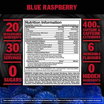Mutant Madness 30servings Orange