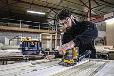 DeWALT DCW200NT Accu vlakschuurmachine 18V XR Basic Body in TSTAK - thumbnail