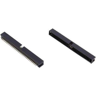 Connfly DS1013-06SSIB1-B-0 Pinconnector Rastermaat: 2.54 mm Totaal aantal polen: 6 Aantal rijen: 2 1 stuk(s)