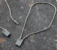 Koordsluiting 120 mm blok grijs 100stuks - thumbnail