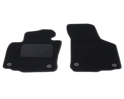 Automatten voorzijde - zwart stof - VW Golf 6 2008-2012