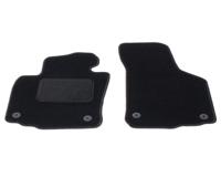 Automatten voorzijde - zwart stof - VW Golf 6 2008-2012 - thumbnail