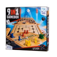 Clown Games 9-in-1 spellendoos hout - thumbnail