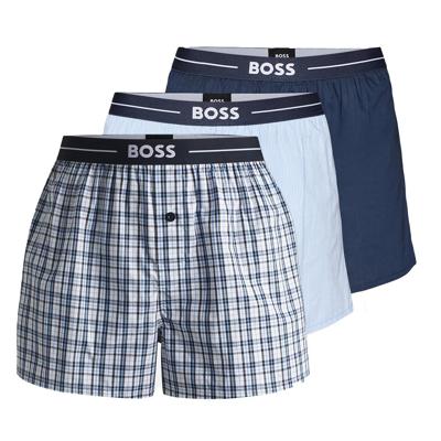 Boss Boxers 3-pack blauw