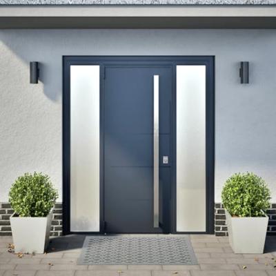 Plantenbakken 2 st 40x40x40 cm roestvrij staal