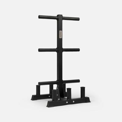 NUCCLR storage rack for weight plates and barbells