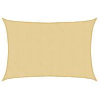 VidaXL Zonnezeil 6x4 m 100% polyester oxford zandkleurig - thumbnail