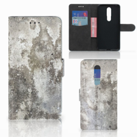 Nokia 3.1 Plus Bookcase Beton Print - thumbnail