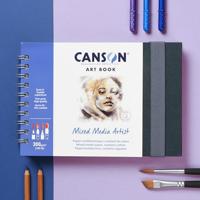 Canson Mixed Media Artist tekenboek, 28 vellen, 300 g/m², ft 14,8 x 21 cm (A5) - thumbnail
