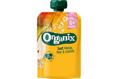 6 x Organix Knijpfruit Mango, peer & granola 6mnd bij Jumbo