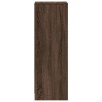 Dressoir met LED 38x34x100 cm bewerkt hout bruin eikenkleur - thumbnail