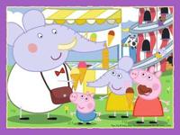 Ravensburger puzzel 4 in 1 Vrolijke uitstapjes Peppa big 12-16-20-24 stukjes - thumbnail