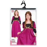 Koningin Prinses jurk kind - thumbnail