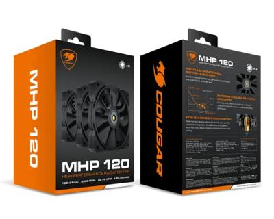 Cougar CGR-CF-MHP12HB3 PC-ventilator Zwart (b x h x d) 120 x 25 x 120 mm Cougar CGR-CF-MHP12HB3 PC-ventilator Zwart (b x h x d) 120 x 25 x 120 mm