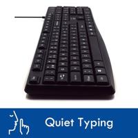 Toetsenbord Ewent EW3002 Zwart Qwerty Spaans - thumbnail
