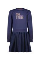 B.Nosy winter sweat jurk meisjes - navy blauw - Dasha - mesh rok - thumbnail