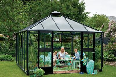 Tuinkamer Oase 13,5 antraciet, veiligheidsglas 3mm/1 Royal Well - Royal well Tuinkamer Oase 13,5 antraciet, veiligheidsglas 3mm/1 Royal Well - Royal well