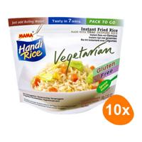 Mama Handi Rice - Instant Gebakken jasmijnrijst Vegetarisch - 10 zakjes - thumbnail