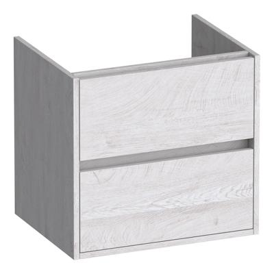 Brauer Adore - Onderkast - 60 cm - met 2 Softclose Lades Greeploos en 1 Sifon Uitsparing - Forest Seashell