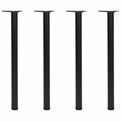 Tafelpoten in hoogte verstelbaar zwart 870 mm 4 st Tafelpoten in hoogte verstelbaar zwart 870 mm 4 st