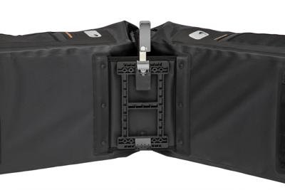 Dubbele fietstas New Looxs Varo Double MIK 40 liter 28 x 43 x 17 cm (x2) - zwart Dubbele fietstas New Looxs Varo Double MIK 40 liter 28 x 43 x 17 cm (x2) - zwart