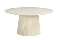 Sohome Ronde Salontafel 'Puck' Mangohout, 80cm, kleur Ivoor - thumbnail