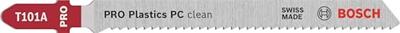 Bosch Professional T101A Decoupeerzaagblad PRO Plastics PC clean VE=5 - 2608631010 - thumbnail