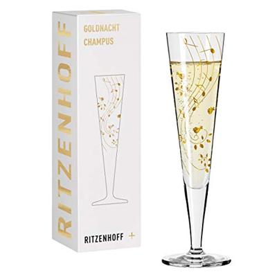 Ritzenhoff Champus Champagneglas Goldnacht 8208 0,2l