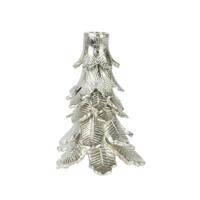 Kandelaar aluminium kerstboom zilver 17,75 cm Decoris - Decoris - thumbnail