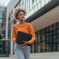 Hama Laptopsleeve Cozy voor Laptops van 14.1-15.6 Inch Zwart - thumbnail