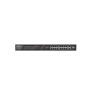 REYEE 16 poorten 100 Mbps + 2 Gigabit RJ45/SFP Combo poorten, 16 van de poorten ondersteuning PoE/PoE+ Power Supp