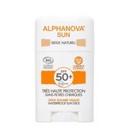 Alphanova Sun Sun bio SPF50+ face sun stick - beige 12 Gram - thumbnail