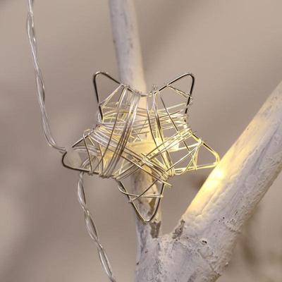 3m holle sterren USB Plug romantische LED String vakantie licht 20 LEDs Teenage stijl warme Fairy decoratieve Lamp voor Kerstmis bruiloft slaapkame