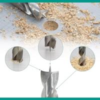 ENT DURADRILL 8-dlg. houtboorset 3-10mm, hele maten - 7909248 - thumbnail