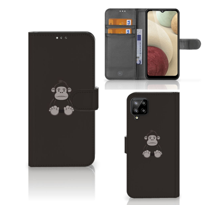 Samsung Galaxy A12 Leuk Hoesje Gorilla | Portemonnee hoesje
