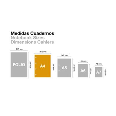 Miquelrius Notitieboek - eco confetti - a4 gelinieerd - 80 blz