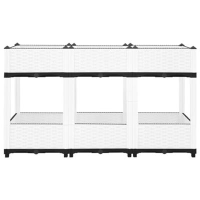Plantenbak verhoogd 120x40x71 cm polypropeen
