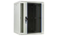 DSI 9U witte wandkast met glazen deur - DS6609W server rack - thumbnail