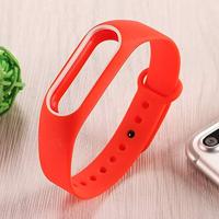 Xiaomi Mi band 2 DUO COLOR bandje voor CA0600B - Rood - thumbnail