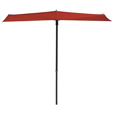 Madison balkonparasol sun wave 270x150 cm steenrood