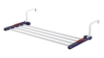 Leifheit 81410 Radiator/Balkon Droogrek Quartett 2M Leifheit 81410 Radiator/Balkon Droogrek Quartett 2M