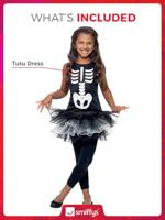 Skeleton Tutu kostuum kind - thumbnail