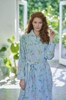 Pip Studio Pip Studio Les Fleurs Bathrobe Blue XL