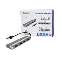 LogiLink UA0307 USB hub 4 poorten - thumbnail
