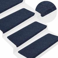 VidaXL Trapmatten zelfklevend 15 st 65x24,5x3,5 cm blauw - thumbnail