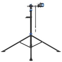 VidaXL Fietsreparatiestandaard inklapbaar 108-188 cm blauw staal - thumbnail