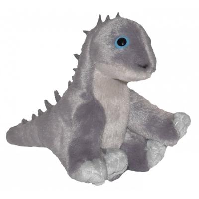 Wild Republic knuffel NHM Diplodocus 13 cm pluche grijs