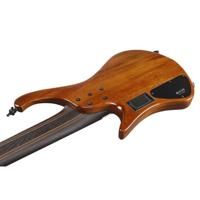 Ibanez EHB1506MS Bass Workshop Antique Brown Stained Low Gloss 6-snarige headless basgitaar met gigbag - thumbnail