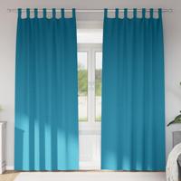 VidaXL Zwart-out gordijnen met ringen 2 pcs turquoise 245 x 140 cm - thumbnail