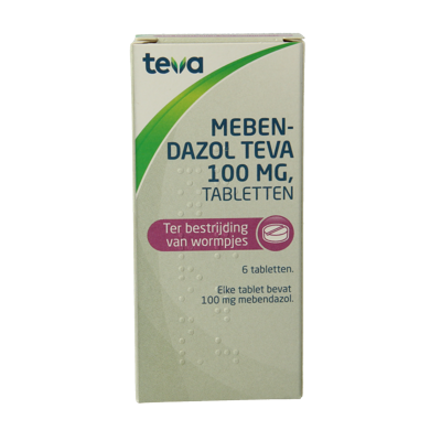 Mebendazol 100mg 6 Stuks
